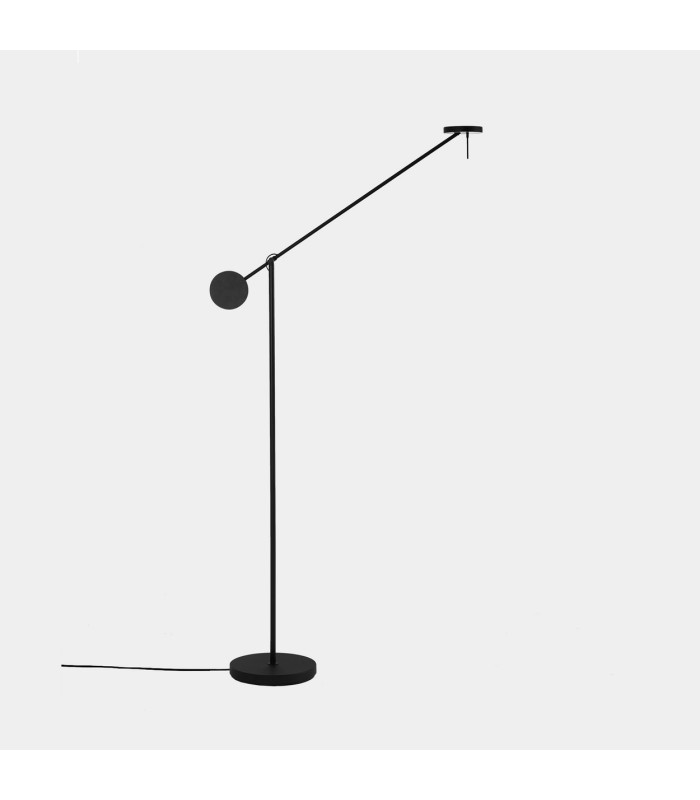 Invisible Task Floor Lamp Black LED 10.5W CCT 2700-3000K Touch Dimming-1