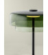 Levels Twin Dome 42cm LED Integrated Floor Lamp Black Green 17W CCT 2700-3000-4000K Push-3