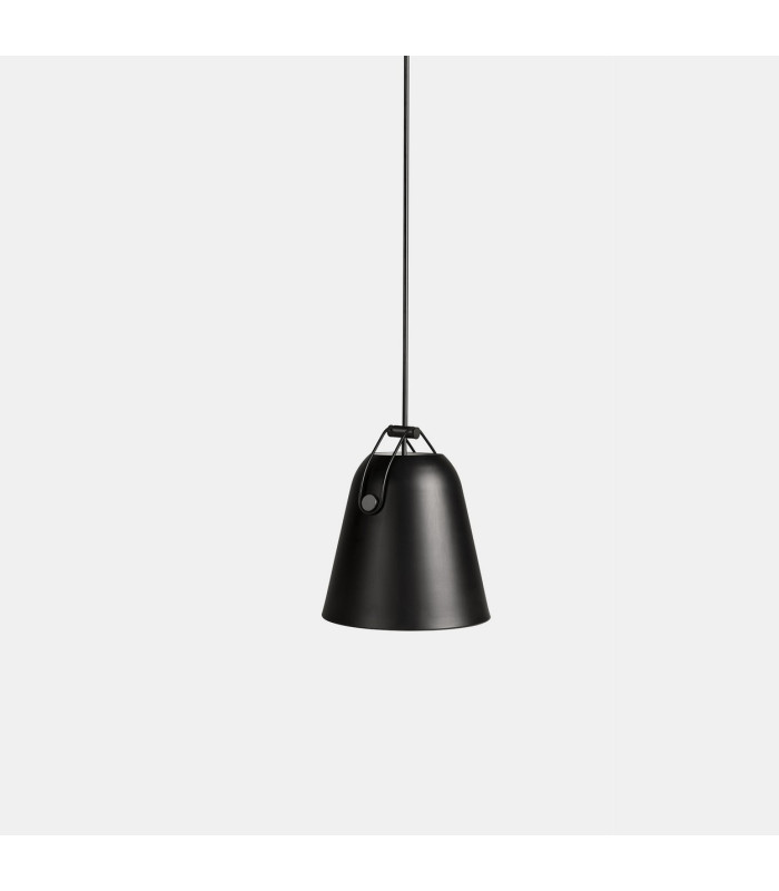 Napa Small Dome Pendant Ceiling Light Black E27 15W