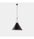 Super Dome Pendant Ceiling Light Black E27 15W-1