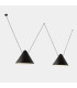 Super Bar Pendant Ceiling Light 125cm Black E27 30W