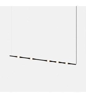 Dew Bar Pendant Ceiling Light 99.5cm Black LED 13W 2700K Dali Dimming-1
