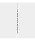 Dew Slim Pendant Ceiling Light 99.2cm Black LED 13W 2700K Dali Dimming-1