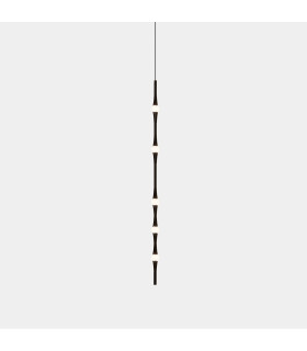 Dew Slim Pendant Ceiling Light 99.2cm Black LED 13W 2700K Dali Dimming-1