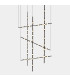 Dew Bar Pendant Ceiling Light 99.5cm Black LED 13W 2700K Dali Dimming-3