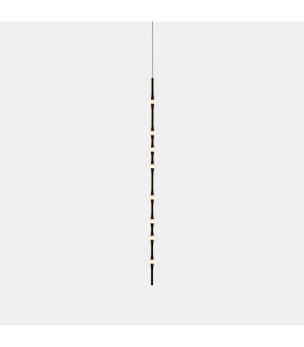 Dew Slim Pendant Ceiling Light 170cm Black LED 21.1W 2700K Dali Dimming-1