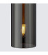 Glam Slim Pendant Ceiling Light 38.5cm Matte Gold Fumé E14 9W-3