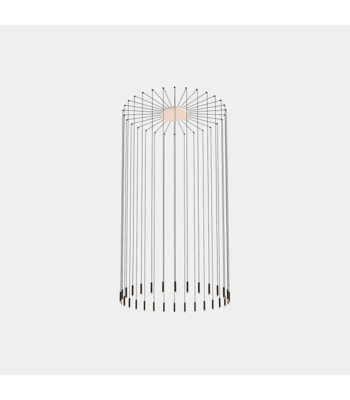 Candle Integrated LED Pendant Ceiling Light White 109.4W 2700K Dali Dimmming