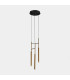 Candle Cluster Pendant Ceiling Light Brass LED 11.5W 2700K Phase Cut Dimming-1
