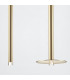 Candle Slim Pendant Ceiling Light Brass LED 4.1W 2700K On-Off-2