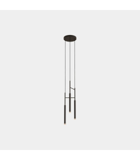 Candle Cluster Pendant Ceiling Light Black LED 11.5W 2700K Phase Cut Dimming-1