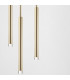 Candle Cluster Pendant Ceiling Light Brass LED 11.5W 2700K Phase Cut Dimming-3