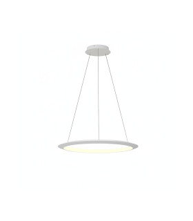 Circular Inward 64cm Integrated LED Pendant Ceiling Light White 39W 2700K Dali Dimmming-1