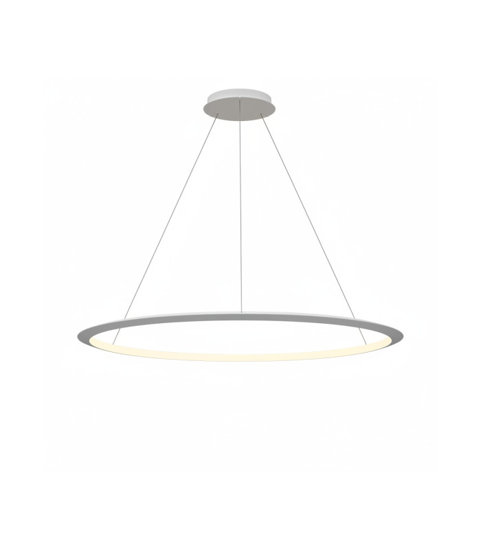 Circular Inward 121cm Integrated LED Pendant Ceiling Light White 72W 4000K Dali Dimmming-1
