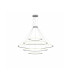 Circular Inward 5 Rings 207cm Integrated LED Pendant Ceiling Light Black 340W 2700K Dali Dimmming-1