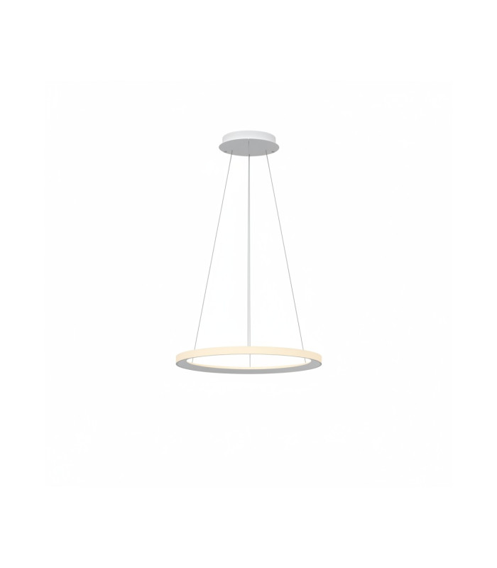 Circular Outward Surface 60cm Integrated LED Pendant Ceiling Light White 39W 2700K Dali Dimmming-1