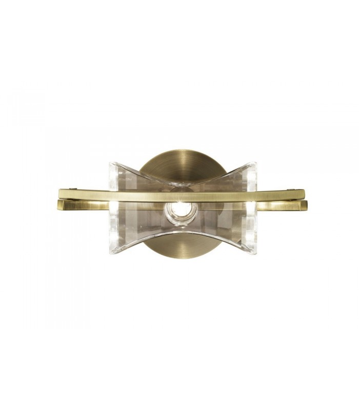 Wall Lamp Switched 1 Light G9, Antique Brass - 1