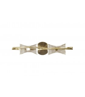 Wall Lamp Switched 2 Light G9, Antique Brass - 1