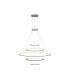 Circular Outward 5 Rings 204cm Integrated LED Pendant Ceiling Light White 340W 4000K Dali Dimmming-1
