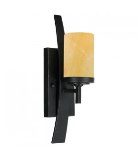 1 Light Indoor Candle Wall Light Imperial Bronze, E27 - 1