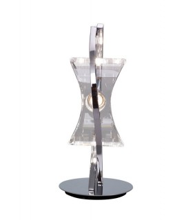 Table Lamp 1 Light G9 Looped Frame, Polished Chrome - 1