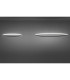 Circular Outward Recessed 118cm Integrated LED Pendant Ceiling Light White 72W 2700K Dali Dimmming-2
