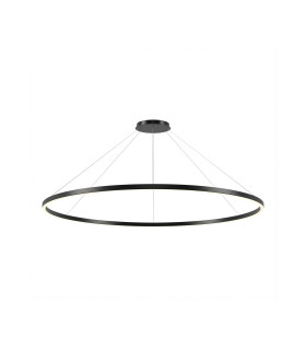 Circular Downward Surface 302cm Home Black LED 174W 3000K Dali Dimming-1