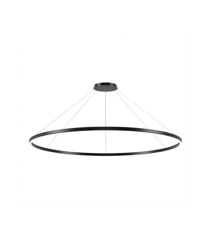 Circular Downward Surface 302cm Home Black LED 174W 3000K Dali Dimming-1
