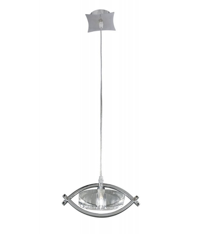 Ceiling Pendant 1 Light G9, Polished Chrome - 1