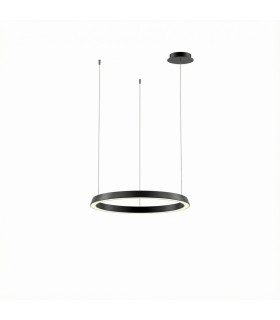 Circular Downward Recessed 62cm Home Black LED 33W 4000K Dali Dimmming-1