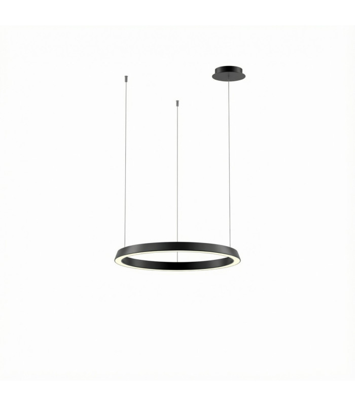 Circular Downward Recessed 62cm Home Black LED 33W 4000K Dali Dimmming-1