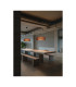 Gong 61cm Cylindrical Pendant Ceiling Light Brown Matt Microprisma Matt LED 27.4W 2700K Phase Cut Dimming-2