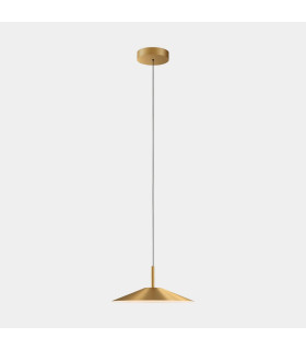 H Dome Pendant Ceiling Light Matte Gold Sandblasted LED 27.7W 2700K On-Off
