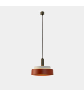Keops 40Cm Dome Pendant Ceiling Light Multi-Coloured E27 15W-1