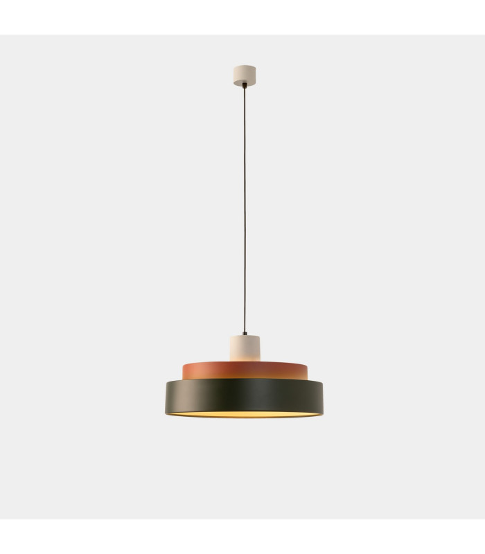 Keops 50Cm Dome Pendant Ceiling Light Multi-Coloured E27 15W-1
