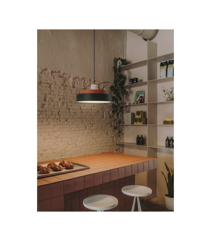 Keops 50Cm Dome Pendant Ceiling Light Multi-Coloured E27 15W-2
