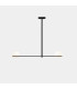 Coco Bar Pendant Ceiling Light Black White E14 18W