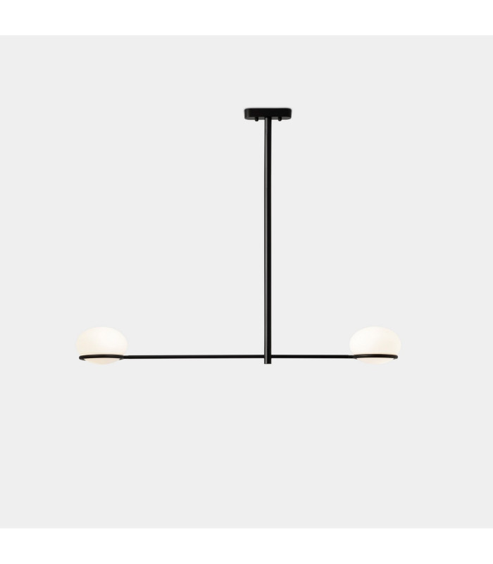 Coco Bar Pendant Ceiling Light Black White E14 18W