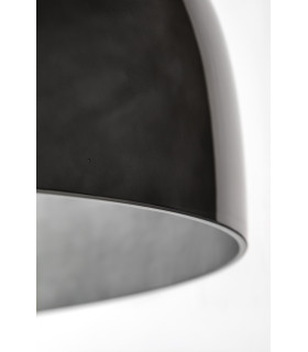 Levels Single Dome 42cm Dome Pendant Ceiling Light Black Fumé LED 19W CCT 2700-3000-4000K Phase Cut Dimming-2