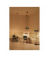 Levels Twin Dome 42cm Dome Pendant Ceiling Light Black Fumé LED 19W CCT 2700-3000-4000K Phase Cut Dimming-2