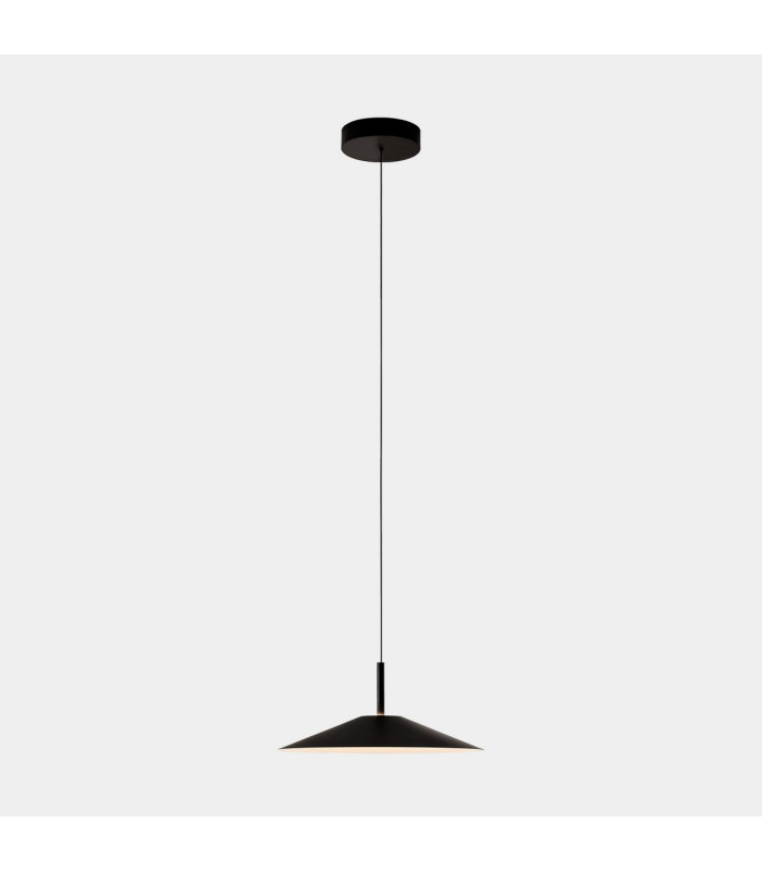 H Dome Pendant Ceiling Light Black Sandblasted LED 27.4W 2700K On-Off-1