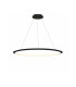 Circular Inward Surface 120cm Integrated LED Pendant Ceiling Light Black 72W 3000K Dali Dimmming-1