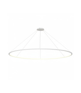 Circular Inward Surface 300cm Integrated LED Pendant Ceiling Light White 190W 3000K Dali Dimmming-1