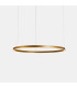Circular Downward Recessed 200cm Home Gold LED 108W 3000K On-Off