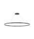 Circular Downward Surface 200cm Home Black LED 108W 3000K Dali Dimmming-1