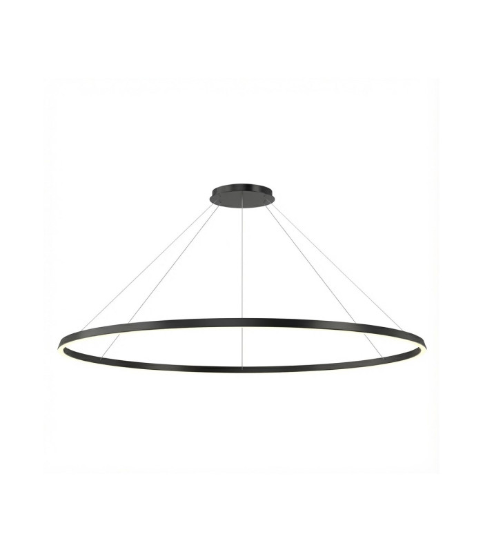 Circular Downward Surface 200cm Home Black LED 108W 3000K Dali Dimmming-1