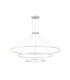 Circular Downward 3 Rings 300cm Home White LED 320W 3000K 1-10V Dimming