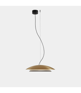 Noway Dome Pendant Ceiling Light Matte Gold LED 24.5W CCT 2700-3000-4000K Phase Cut Dimming-1