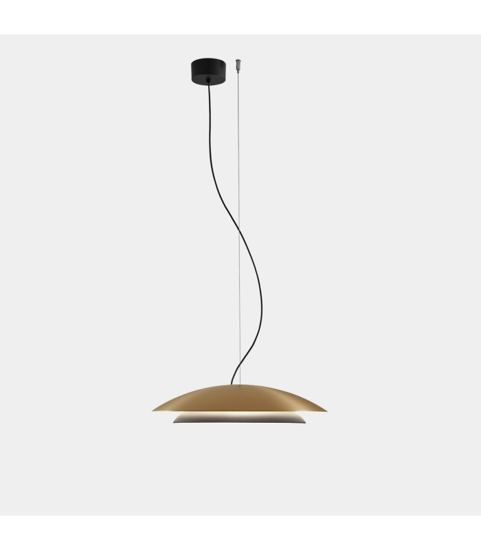 Noway Dome Pendant Ceiling Light Matte Gold LED 24.5W CCT 2700-3000-4000K Phase Cut Dimming-1