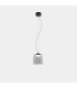 Levels Single Dome 22cm Dome Pendant Ceiling Light Black Fumé LED 19W CCT 2700-3000-4000K Phase Cut Dimming